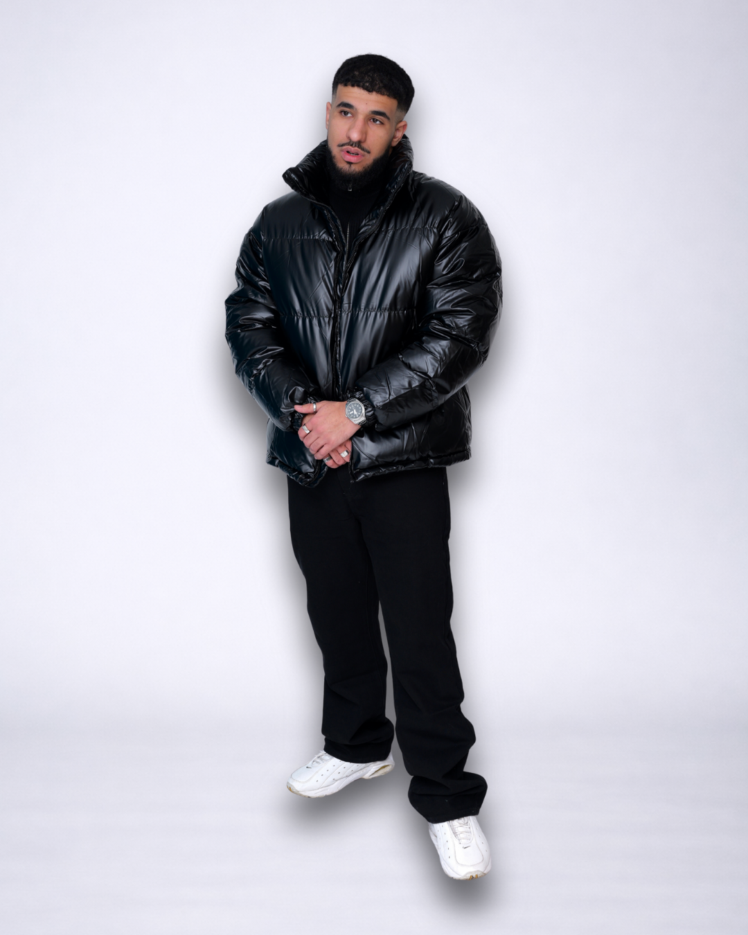 Doudoune matelassé noir