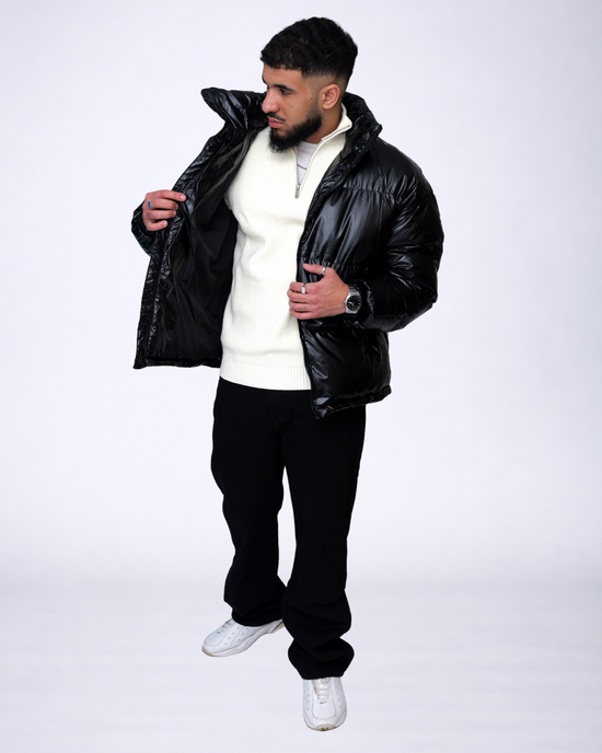 Doudoune matelassé noir