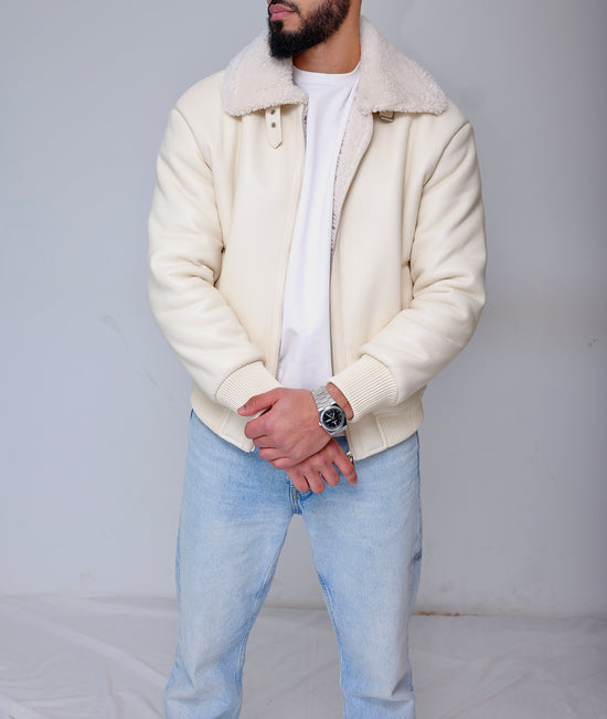 VESTE EN SIMILI CUIR